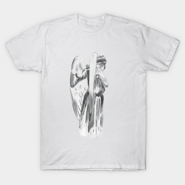 Weeping Angels Doctor Who · tv show T-Shirt by Uwaki